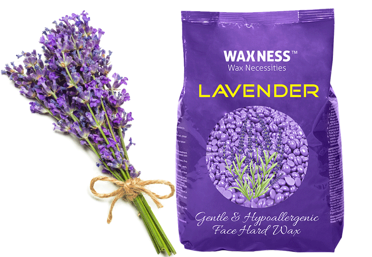 Luxury Face Hard Wax Beads with Lavender Oil